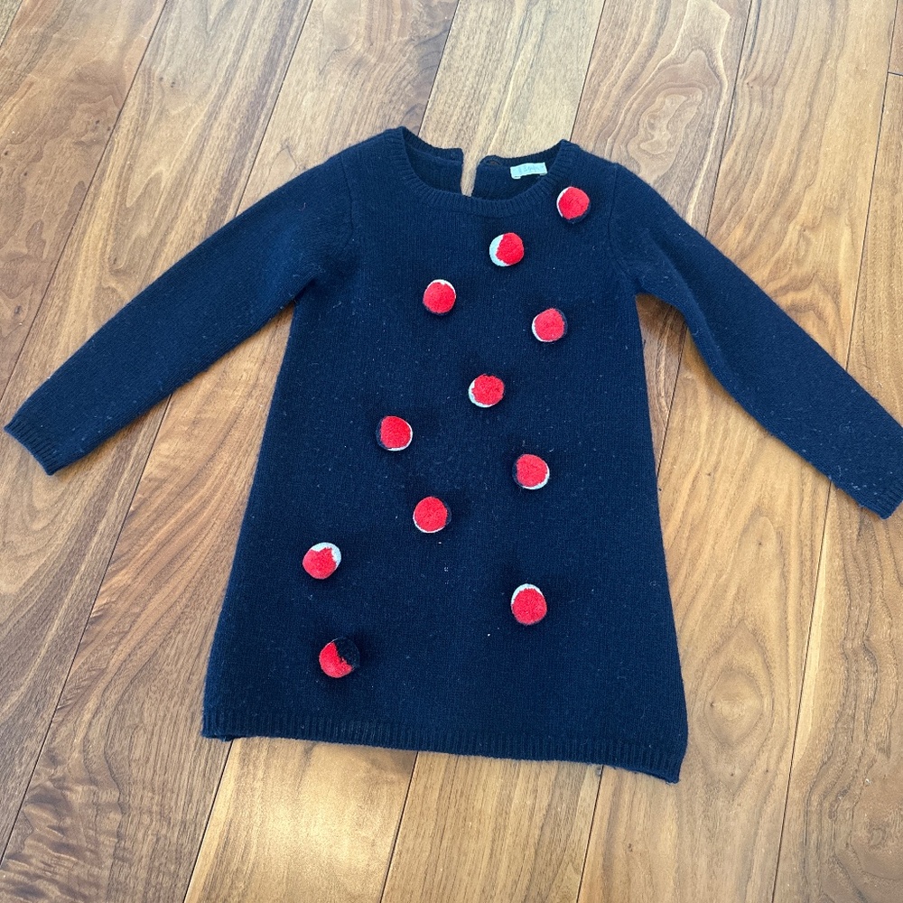 Il gufo girls sweater dress size 4
